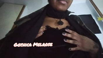 Hot goth gothica melrose teases