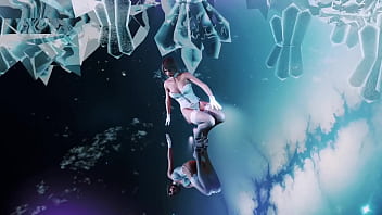 Toned mature ashley graham in sexy white underwear dances sensually