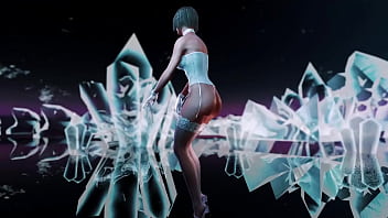 Toned mature ashley graham in sexy white underwear dances sensually