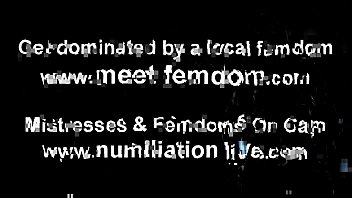 Its time for you to swallow a hot load of cum cei