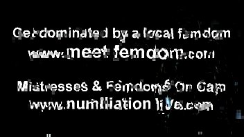 Its time for you to swallow a hot load of cum cei