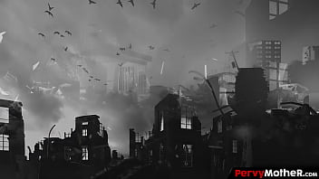 Huge tits stepmom gets stroked by her stepson after world war iii