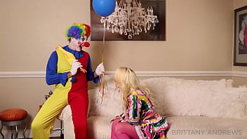 Blonde Brittany Andrews Sucks And Rides Clown Marcus London's Cock thumbnail