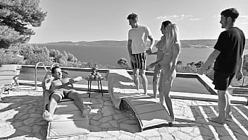 Picnic perfection part 1 lesbian babes candee licious and olivia del rio share a strap on in the countryside gp3154