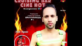 Grande inauguração do cruising bar cine hotdia 10 de agosto sábado horá 18hrvalor da r$ 20 Grande inauguração do cruising bar cine hotdia 10 de agosto sábado horá 18hrvalor da r$ 20