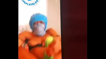 My girlfriend masturbated herself with cucumber