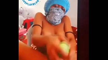 My girlfriend masturbated herself with cucumber