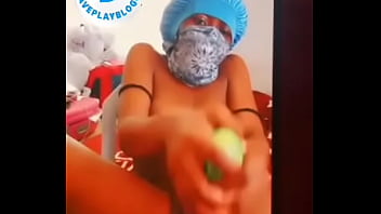 My girlfriend masturbated herself with cucumber