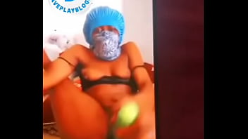 My girlfriend masturbated herself with cucumber