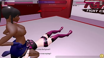 Korra vs juno kinky fight club strap on lesbian sexfight