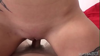 Watch lulu's lovely ass cum on cock in pov