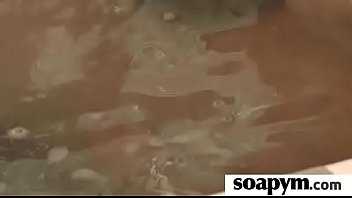 Girl with great body massages and blows a customer 28