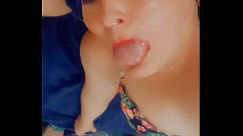 Deepthroating upside down