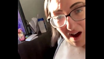 Candidsandra gets a hot load of cum