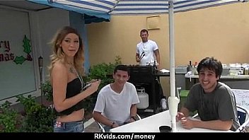 Sexy natural chick trades cash for some rough sex 25