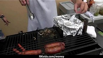 Sexy natural chick trades cash for some rough sex 25