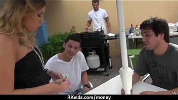 Sexy natural chick trades cash for some rough sex 25