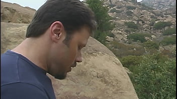 Blonde milf mom outdoors fucking