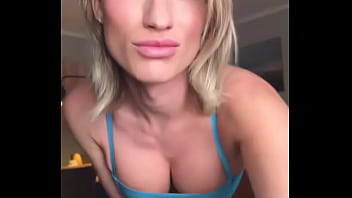 Today is a day for a blue latex dress