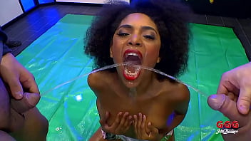 Ggg piss latina slim beauty loves piss and big fat cock