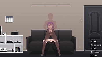 A beautiful gamer girl is pounded in both her mouth and ass