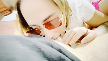 Holiday mood messy blowjob sloppy deephroat