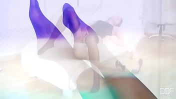 Showing her slinky stems