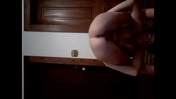 Samantha trying the other pretzel