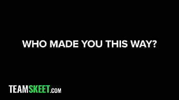 Teamskeet “how does your stepsister’s pussy feel ” she tricked me into fucking her