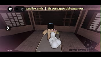 Roblox whore sucking my big cock