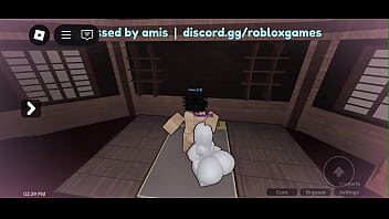 Roblox whore sucking my big cock