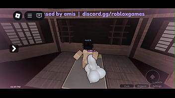 Roblox whore sucking my big cock