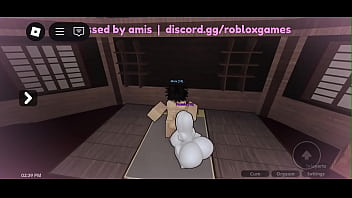 Roblox whore sucking my big cock