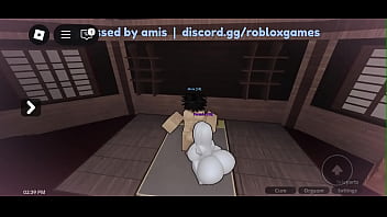 Roblox whore sucking my big cock