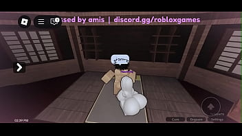 Roblox whore sucking my big cock