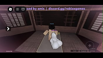 Roblox whore sucking my big cock