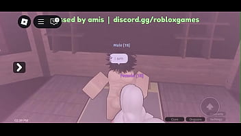 Roblox whore sucking my big cock