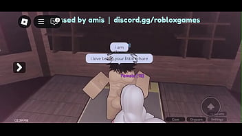 Roblox whore sucking my big cock
