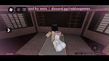 Roblox whore sucking my big cock