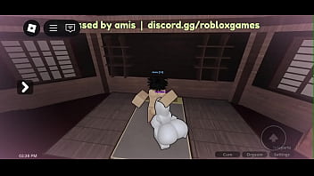 Roblox whore sucking my big cock