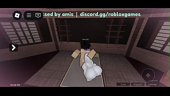 Roblox whore sucking my big cock