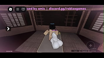 Roblox whore sucking my big cock