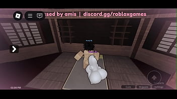 Roblox whore sucking my big cock