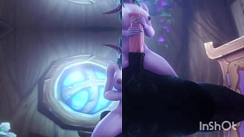 Submissive night elves