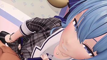 星街すいせい 手コキ