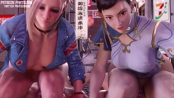 Chun li and cammy's hot ride