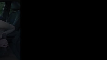 Lena sucks dick in car