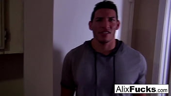 Hot blonde gets banged hard