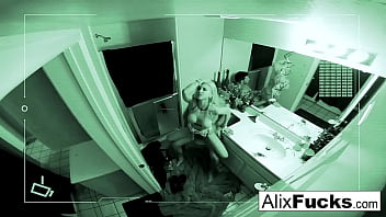 Hot blonde gets banged hard