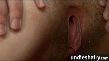 Naughty babe gets hairy twat fingered before harsh drilling 20